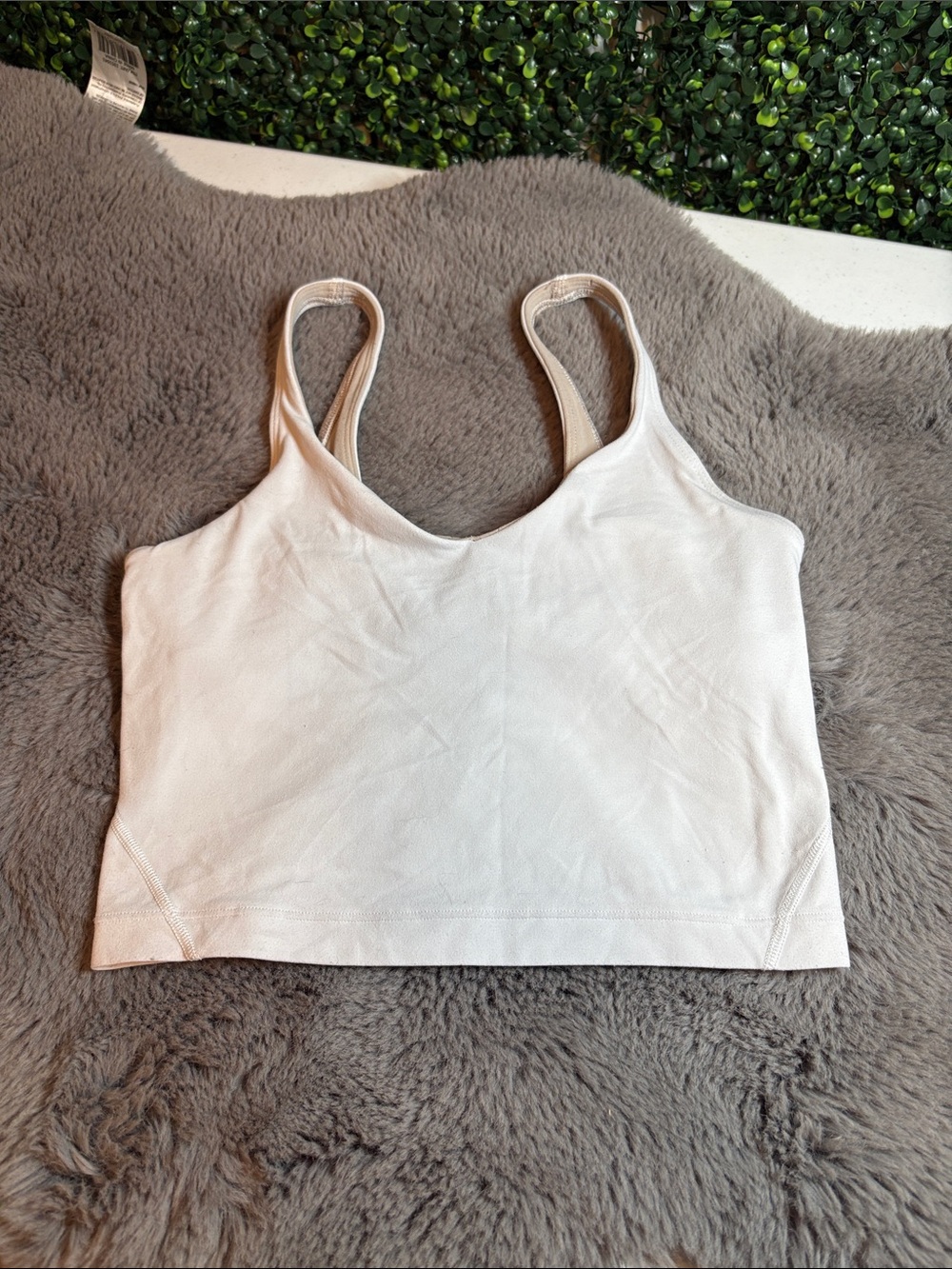 lululemon athletica White Align Crop Tank Size 2